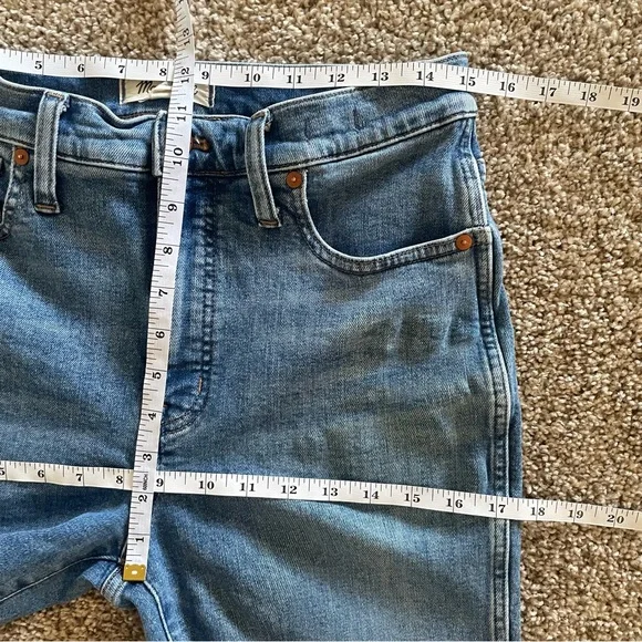 Madewell Stovepipe Jeans Women’s Size 29 Blue Medium Wash Cotton Stretch Pockets - Picture 14 of 16